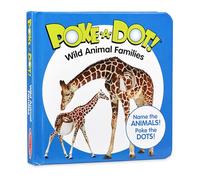 Melissa & Doug Poke-a-Dot 41531 Familles d'animaux Sauvages | Livres d'activités | 3+ | Cadeau pour garçon ou Fille