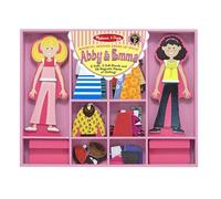 Melissa & Doug Poupées À Vêtements Magnétiques En Bois - Abby & Emma