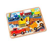 Melissa Doug Construction Chunky Puzzle