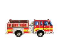Melissa & Doug Puzzle De Sol Camion De Pompier Géant | Puzzle | Premier âge | 3+ | Cadeau pour garçon ou fille