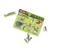 Melissa & Doug - Puzzle Sonore Animaux Zoo 8 Pièces - Casse-Tête - Puzzle Enfant