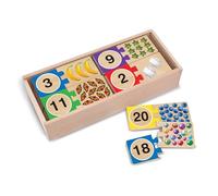 Melissa & Doug Puzzles Auto-Correcteurs avec des Nombres de 1 À 20 en Bois, Jouet éducatif, Cadeau pour Enfants de 2 3 4 Ans, Jouets d'éveil et 1er âge, Jouets d'activité et de développement