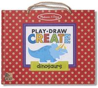 Melissa & Doug Reusable Drawing And Magnet Kit - Dinosaurs 41321
