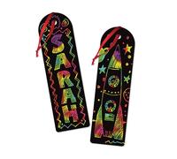 Melissa & Doug- FBA_15906 Cartes à gratter-Marque-Pages, Signet Party Pack, Scratch Art-Party Pack: Buchzeichen