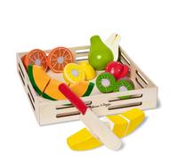 Melissa & Doug - Set met snijdbaar fruit Houten speeleten Fantasiespel Mon