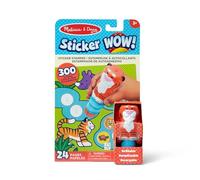 Melissa & Doug Sticker WOW Estampeuse à Autocollants et Bloc d'activités de 24 Pages, 300 Autocollants, Art et Bricolage, Jouet à Manipuler, Personnage à Collectionner - Tigre