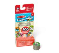 Melissa & Doug - Sticker Wow - Mini Bloc D’Activités Animaux + Recharge 200 Autocollants pour Tamponneuse - Activité Manuelle Enfant - Loisir Créatif - Cadeau Enfant 3 Ans Et + -