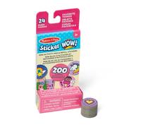 Melissa & Doug Sticker WOW- Mini Bloc d’activités à Autocollants et Recharge de 200 Autocollants pour estampeuse à Autocollants- Jouet à Collectionner- Assortiment d’Autocollants Mes Choses préférées
