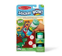 Melissa & Doug - Estampeuse à autocollants et bloc d'activités, 24 pages, 300 autocollants, Dinosaure