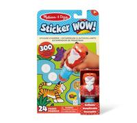 Melissa & Doug - Sticker Wow - Tamponneuse Tigre + Bloc D’Activités 300 Autocollants - Livre D’Activités Stickers Tigres - Activité Manuelle Enfant - Loisir Créatif - Cadeau Enfant 3 Ans Et +