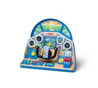 Melissa & Doug - Tableau De Bord - Tableau Interactif Pilote Avion - Jeu Imitation - Jouet en Bois - Jouet D'Activité, De Développement Et d'apprentissage - Certifié FSC - Cadeau Enfant 3 Ans Et +