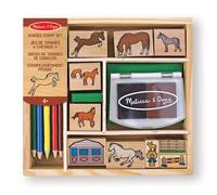 Melissa & Doug Tampons Encreurs Chevaux, Poney Et Poulains - Jeu De Timbres