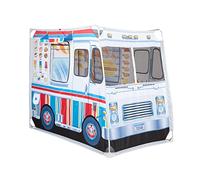 Melissa & Doug Tente de jeu camions de nourriture | Jeux de rôles | Tente de jeu pour enfants | 3+ | Cadeau pour garçon ou fille