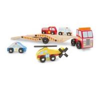 Melissa Doug Transporteur De Véhicules D Urgence Jouets En Bois Pour Garçon Ou Fille 3