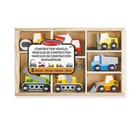 Melissa & Doug Véhicules De Chantier De Construction En Bois