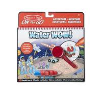 Melissa & Doug Water Wow Aventure Deluxe, Bloc d'activités de coloriage à révélation à l'eau réutilisable, Loisirs créatifs pour Filles et garçons, Cadeau pour Enfants de 3 4 5 6 7 Ans