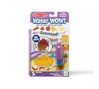 Melissa & Doug – Bloc d'activités Scented Water WOW Version de Voyage – Coloriage à l'eau, Gourmands – 7 CT