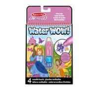 Melissa & Doug - Water Wow - Crayon + Bloc Réutilisable De Coloriages Le Conte De Fées - Coloriages Magiques avec Stylo À Eau - Activité Manuelle Enfant - Cadeau Enfant 3 Ans Et + -