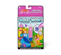 Melissa & Doug - Water Wow - Crayon + Bloc Réutilisable De Coloriages Le Conte De Fées - Coloriages Magiques avec Stylo À Eau - Activité Manuelle Enfant - Cadeau Enfant 3 Ans Et + -
