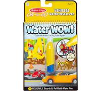 Melissa & Doug – Livre de peinture magique Water WOW! véhicules – Stylos à eau – 3–7 ans
