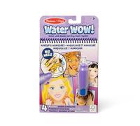 Melissa & Doug - Water Wow - Crayon + Bloc Réutilisable De Coloriages Maquillage & Manucure - Coloriages Magiques Avec Stylo À Eau - Activité Manuelle Enfant - Cadeau Enfant 3 Ans Et + -