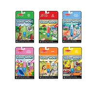 Melissa & Doug Water Wow! Lot de 6 blocs de révélation à l’eau Ferme Véhicules Animaux Contes de fées Safari, bloc d'activité aquatique, Coloraige à l'eau, 3+, Cadeau pour garçon ou fille