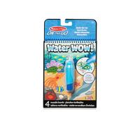 Melissa & Doug Water Wow Sous la mer, Bloc d'activités de coloriage à révélation à l'eau réutilisable, Livres d'activités, Loisirs créatifs pour filles et garçons de 3 4 5 6 7 ans