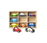 Melissa & Doug – Ensemble de voitures en bois (Wooden Cars Set)