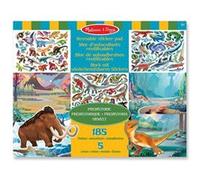 Melissa et Doug Bloc autocollant préhistorique réutilisable réutilisable G
