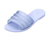 melissa Femme Bless Slide Sandale Plate, Bleu, 37 EU