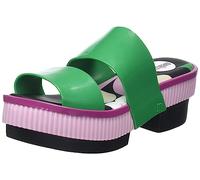 melissa Femme Geometric Rupture + Carla Plate-Forme, Vert, 39 EU