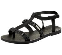 melissa Femme Sun River Ad Sandale Plate, Noir, 37 EU