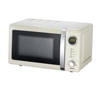 Melissa Four à micro-ondes électronique 16330108 – 20 L, 700 W, minuterie, design rétro – Crème
