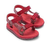 melissa Garçon Unisex Kinder Mini Papete + Rider I BB Sandale Plate, Rouge, 21 EU