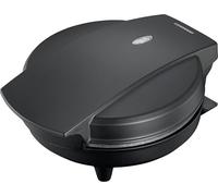 Melissa Gaufrier 16310232-700 W - optimal pour gaufres - cornets et biscuits glacés - plaques antiadhésives - moule à gaufres et recette inclus - pieds antidérapants - noir