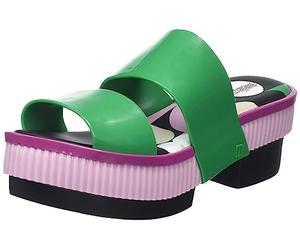 melissa Geometric Rupture + Carla, plateforme femme, vert, 41/41.5 EU