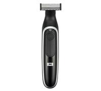 Melissa House of Barber 16680054 Tondeuse à barbe multifonction, rechargeable, tête de rasage flottante, 4 peignes de fixation, 60 minutes de fonctionnement, câble de charge USB inclus, noir