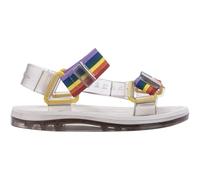 melissa Mini papete + Rider I Inf, Sandales plates pour filles, beige, 35 EU