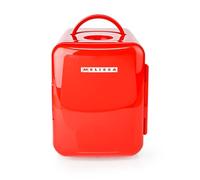 Melissa Mini-réfrigérateur portable 16580009-4 L pour 6 canettes - fonctions chaud et froid - 220 V/12 V - design compact avec poignée de transport - compartiment amovible - rouge