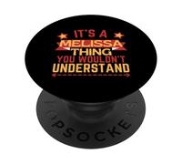 Melissa Name Cadeau Amusant pour Melissa PopSockets PopGrip Adhésif