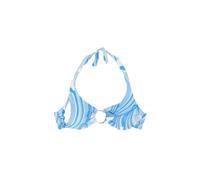 Melissa Odabash, unisex, Maillots de bain, Bleu, Taille: 40 FR Brussels Halter Bikini Top
