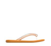 melissa Women's Airbubble Flip Flop Ad Flat Sandal, Orange, 38 EU