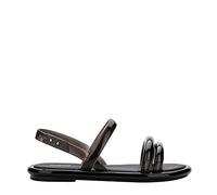 melissa Women's Airbubble Sandal Ad Flat, Black, 7 UK