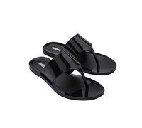 Melissa Women's Essential Chic Ad Flat Sandal, bleu, 38 EU