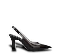 melissa Women's Slingback Heel + Larroude Ad Sandal, Black/White, 5 UK