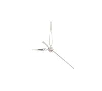 Melitare 1 Aiguille de Montre Creuse polie Non Lumineuse, Jeu de Trois Aiguilles, Compatible avec Les mouvements Japonais NH35/NH36/7S.