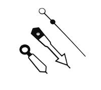 Melitare 1 aiguille de montre NH35 verte, rouge, argent, or, bleu pour NH34 NH36 NH38 4R 7S Mouvement Montres pointeurs lumineux, 1 couleur, NO.1 Silver