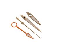 Melitare 1 Aiguille GS 4 Broches GMT NH34 argentée, Or Rose et Canon de Fusil, luminescente Verte, Compatible avec Les mouvements NH34A/NH35/NH36/4R/7S.(Top 33.Gold Blue)