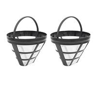 Melitt Lot de 2 filtres réutilisables n°4 pour cafetière - Compatible avec la plupart des machines à café de 8 à 12 tasses