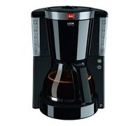Melitta 1011-04 Look Selection- Cafetière filtre- avec verseuse en verre- AromaSelector- noir